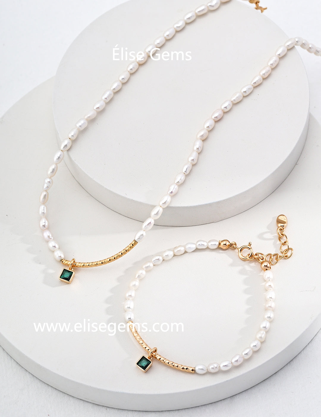 Natural Pearl with Zircon Bracelet SL0129