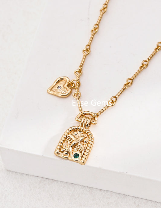 Classic Gold Plated Necklace D0491-2