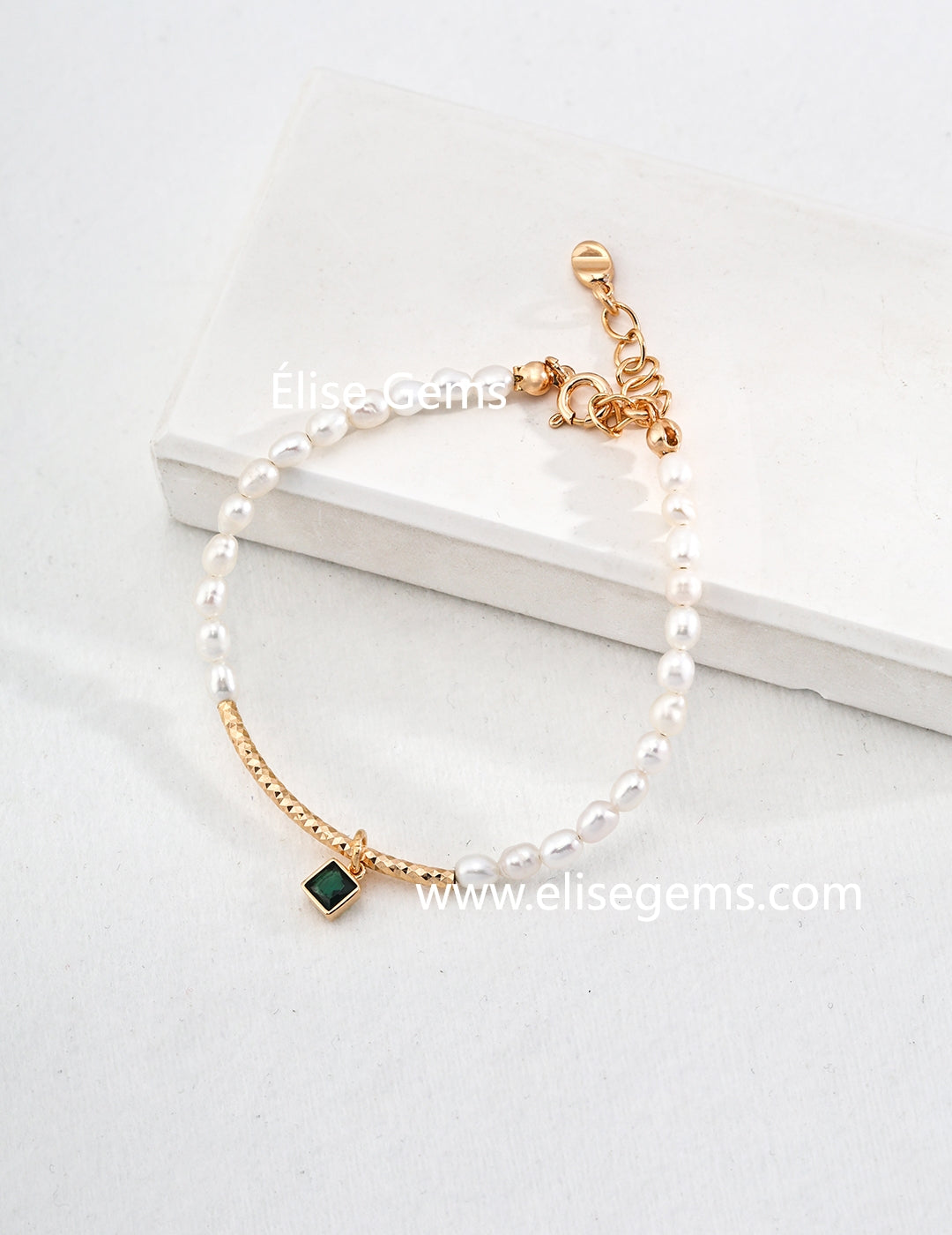 Natural Pearl with Zircon Bracelet SL0129