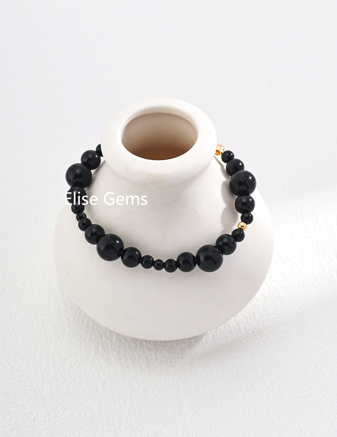 Black Agate Stone Bracelet SL0146-2